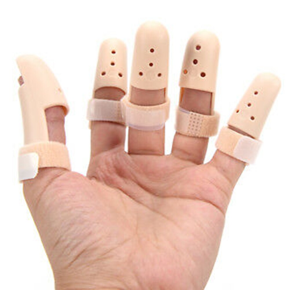 Plastic Finger Splint Joint Protector Support Adjustable