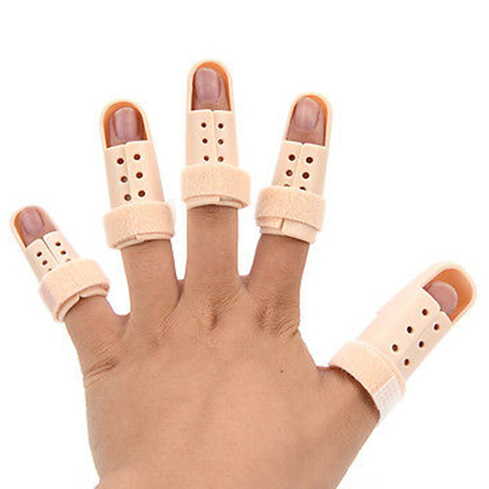 Plastic Finger Splint Joint Protector Support Adjustable