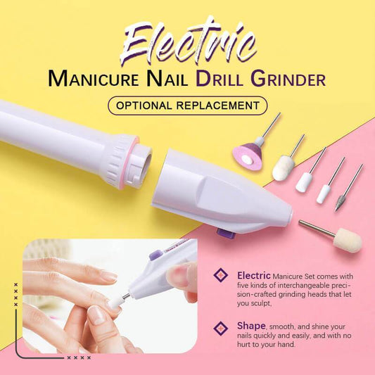 Mini Electric Nail Drill Apparatus for Manicure Gel