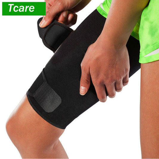 Tcare 1Pcs Thigh Support Brace Adjustable Thigh Slimmer Trimmer Compression