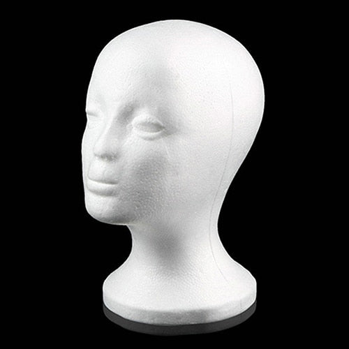 Practical Foam Female Mannequin Head