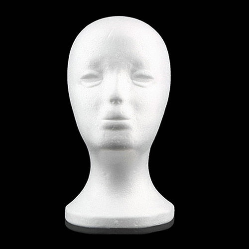 Practical Foam Female Mannequin Head