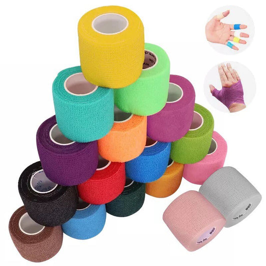 Colorful Sport Self Adhesive Elastic Bandage Wrap Tape 4.5m