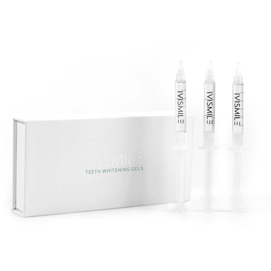 IVISMILE Teeth Whitening Gel Kit Carbamide Peroxide Gel Dental Bleaching Tooth Syringe Whitening dental material 3pcs 3ml