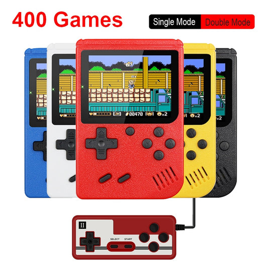 Retro Portable Mini Handheld Game Console 500mAh Battery 3.0 Inch Color LCD Kids Color Game Player Built-in 400 Games